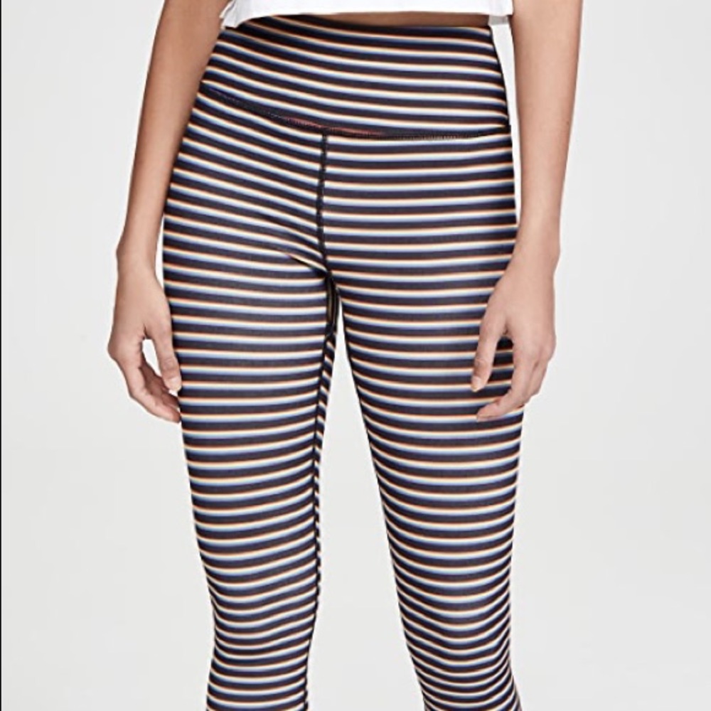Spiritual gangster rainbow stripe legging